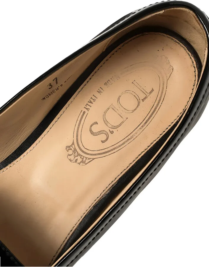 pre-owned Penny patent leather loafers - Image 5