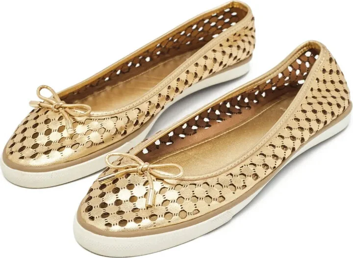 Pre-Owned Perforated Ballet Flats - Image 2