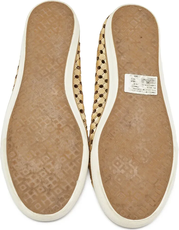 Pre-Owned Perforated Ballet Flats - Image 4