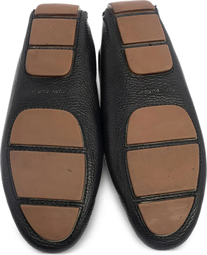 Pre-Owned Perforated-Logo Loafers - Image 5