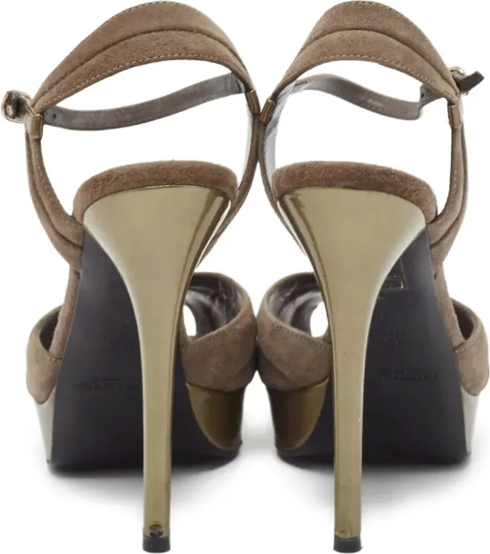 Pre-Owned Pleated Sandals - Image 4