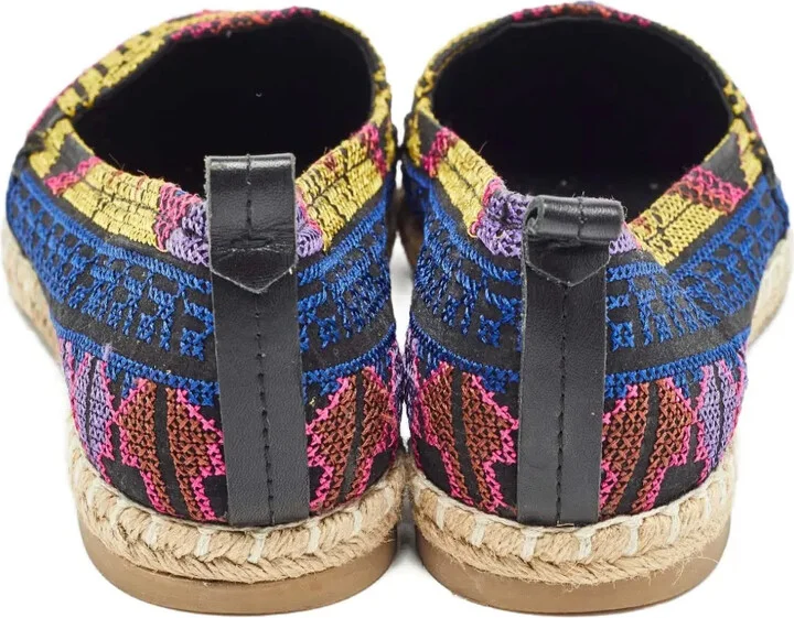 Pre-Owned Pointed Toe Embroidered Espadrilles - Image 3
