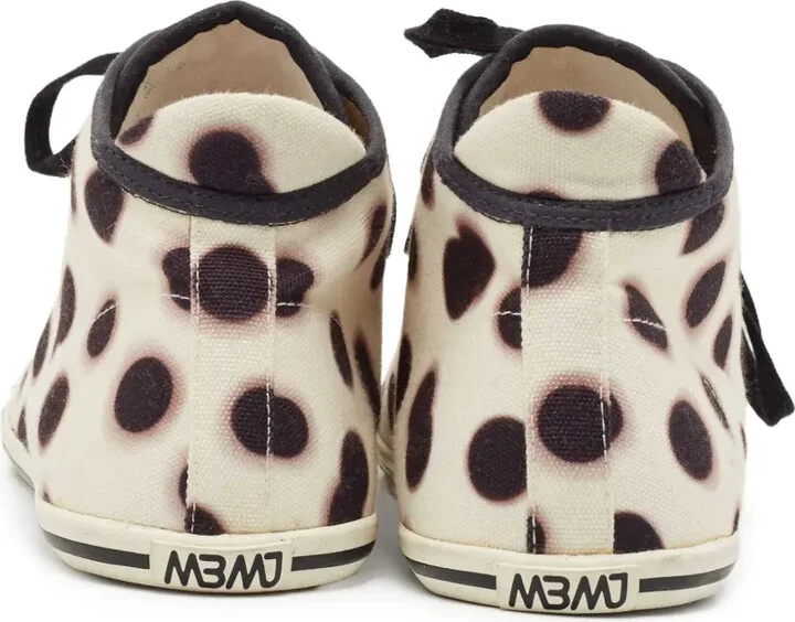 Pre-owned polka-dot high-top sneakers - Image 4