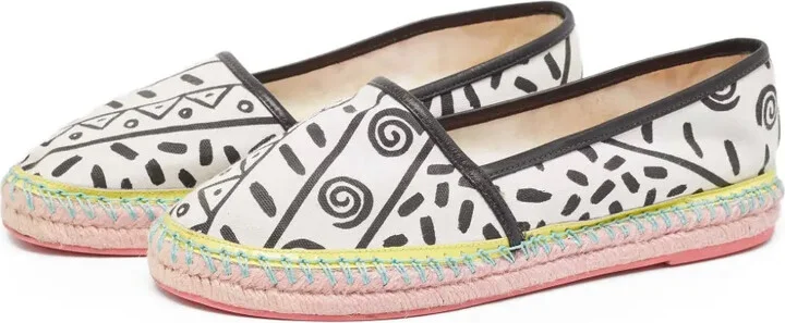 Pre-Owned Printed Flat Espadrilles - Image 2