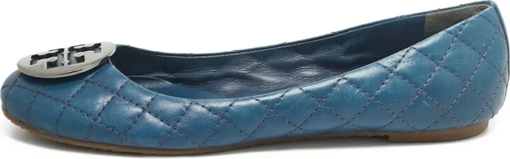 Pre-Owned Quilted Leather Ballet Flats