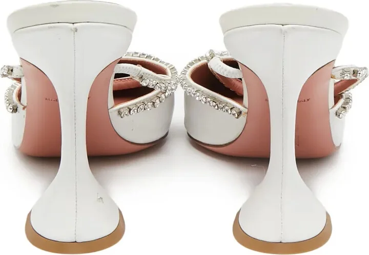 Pre-Owned rhinestone-embellished mules - Image 3