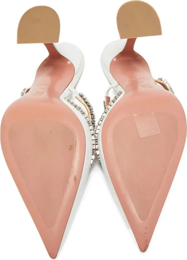 Pre-Owned rhinestone-embellished mules - Image 5