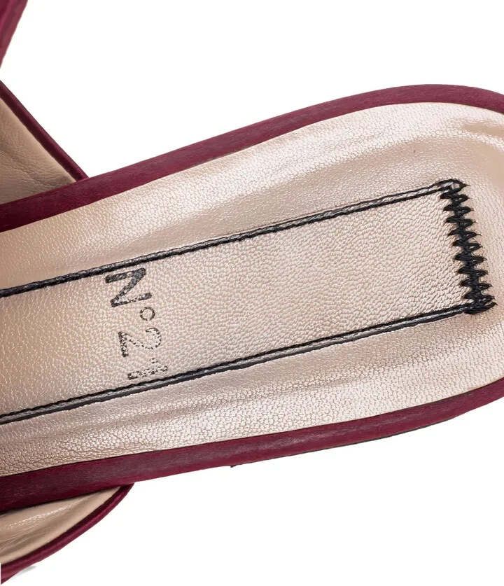 Pre-Owned Satin Bow-Detail Sandals - Image 4