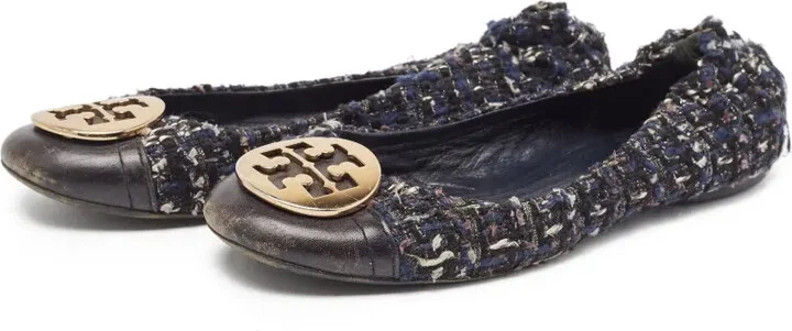 pre-owned Serena 2 tweed ballet flats - Image 2