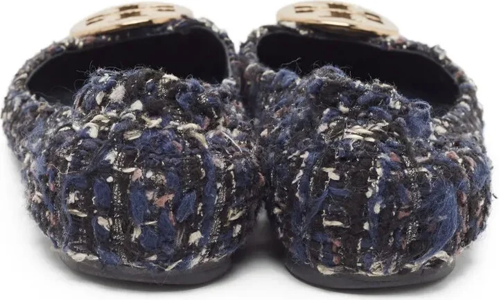 pre-owned Serena 2 tweed ballet flats - Image 3