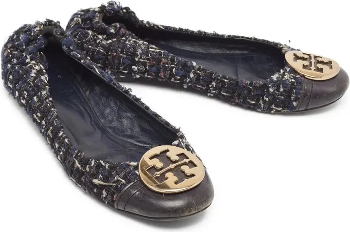 pre-owned Serena 2 tweed ballet flats - Image 5