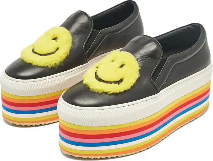 pre-owned Smile platform slip-on sneakers - Image 2