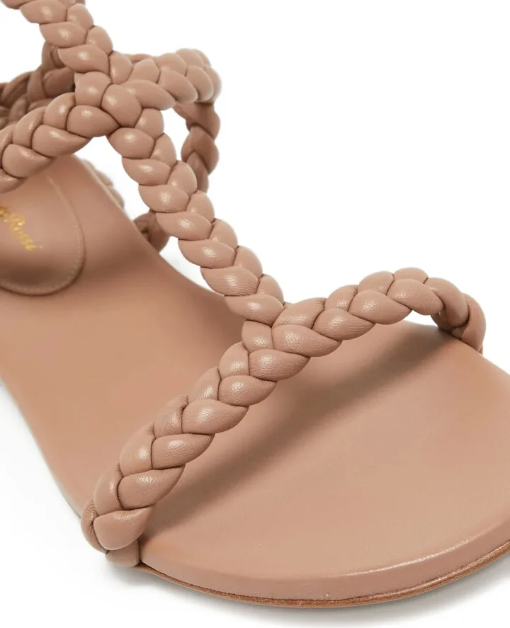 pre-owned Sorrento braided-strap flat sandals - Image 5