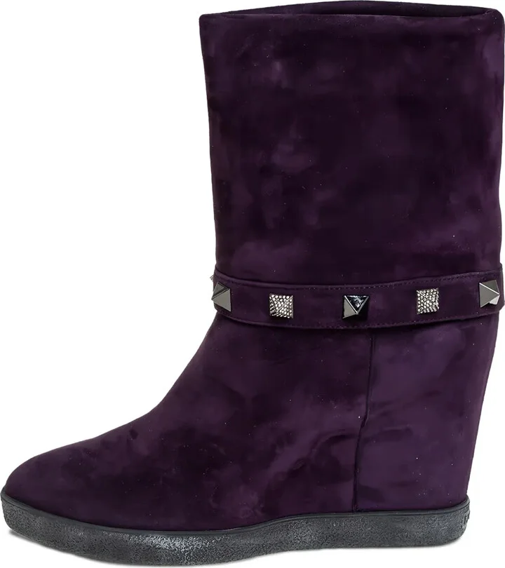Pre-Owned Spike-Stud-Detail Boots