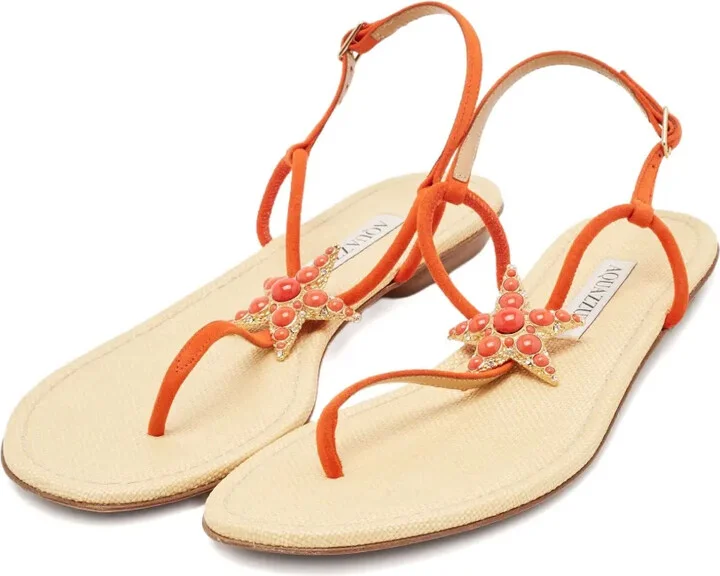 Pre-Owned Starfish Suede-Strap Sandals - Image 2