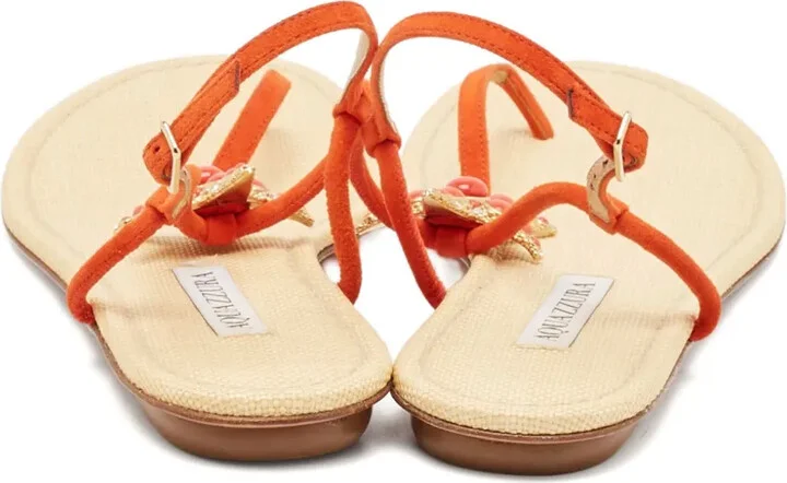 Pre-Owned Starfish Suede-Strap Sandals - Image 3