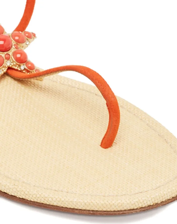 Pre-Owned Starfish Suede-Strap Sandals - Image 5