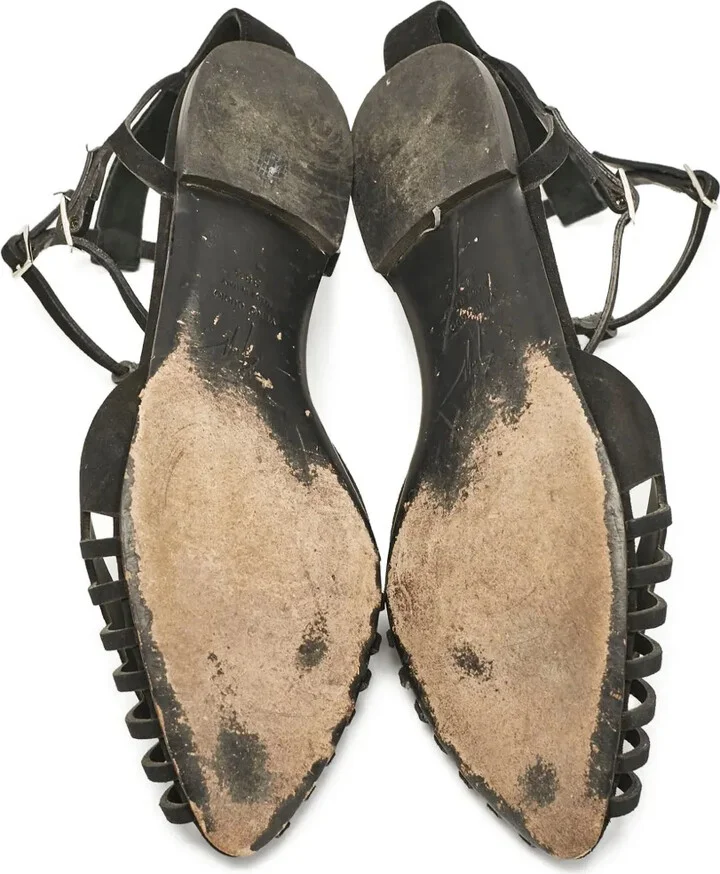Pre-owned strappy cutout sandals - Image 5