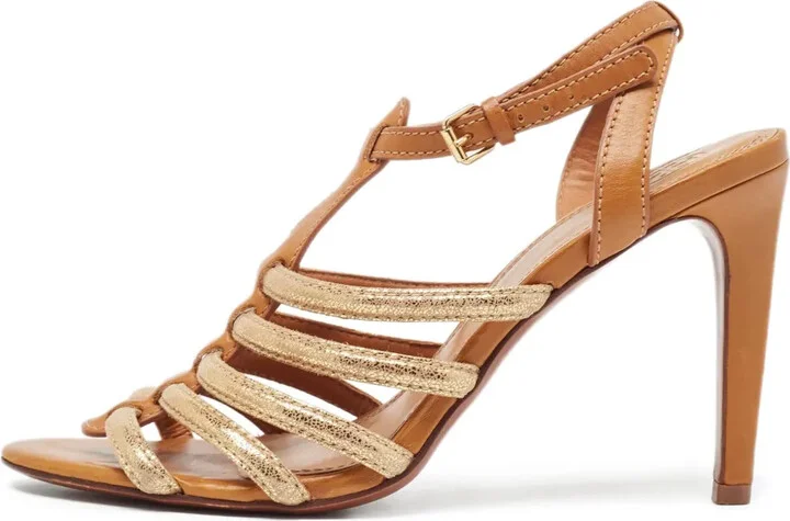 Pre-Owned Strappy Heeled Sandals