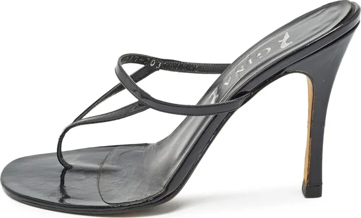 Pre-Owned Strappy Open-Toe Heeled Sandals
