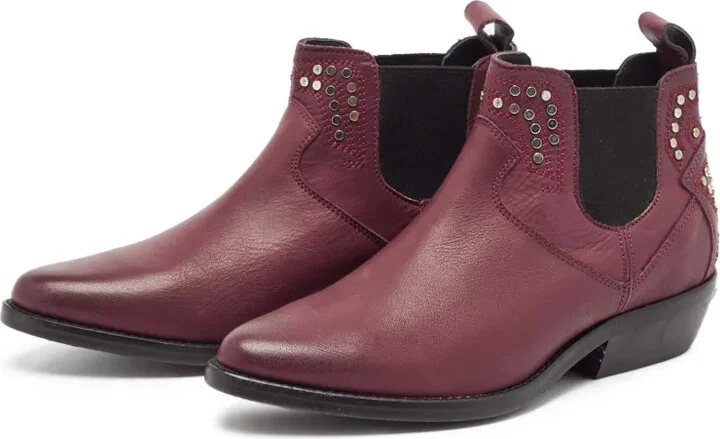Pre-Owned Studded Ankle Boots - Image 2