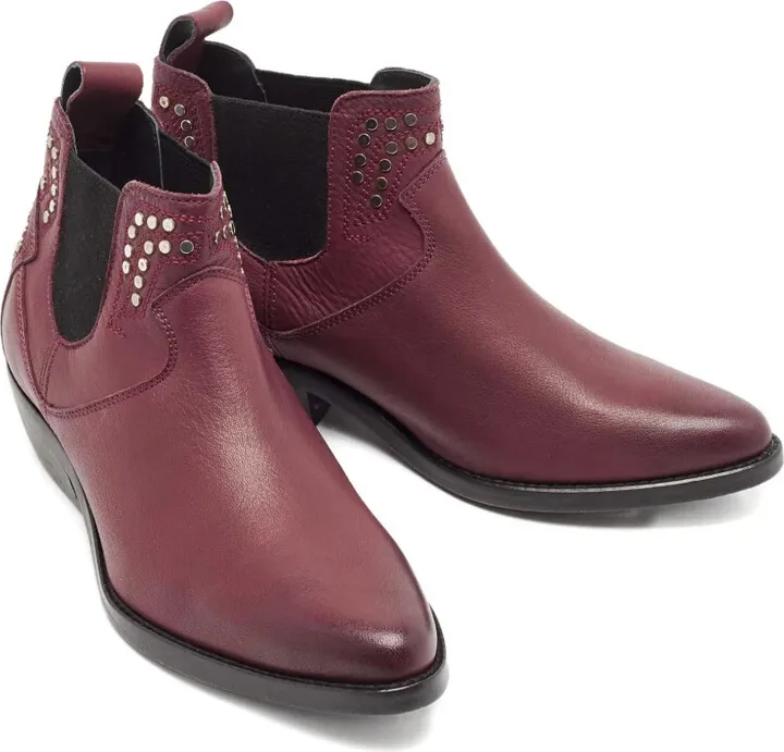 Pre-Owned Studded Ankle Boots - Image 4
