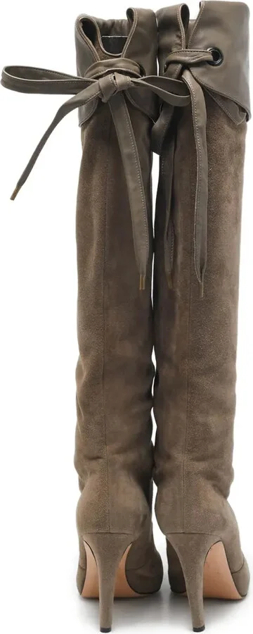 Pre-Owned Suede Ankle Boots - Image 4