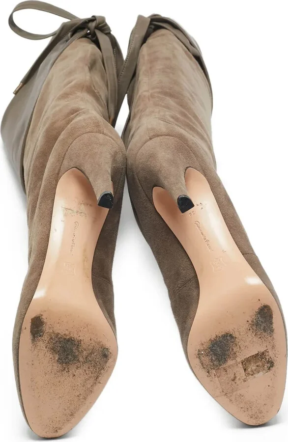 Pre-Owned Suede Ankle Boots - Image 5