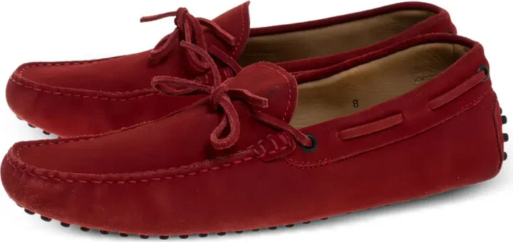 Pre-owned suede loafers - Image 3