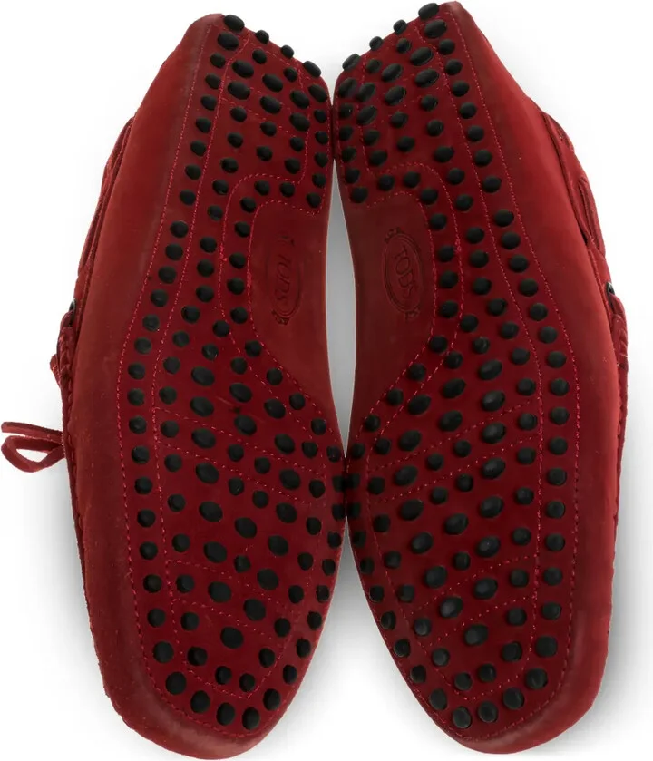 Pre-owned suede loafers - Image 5