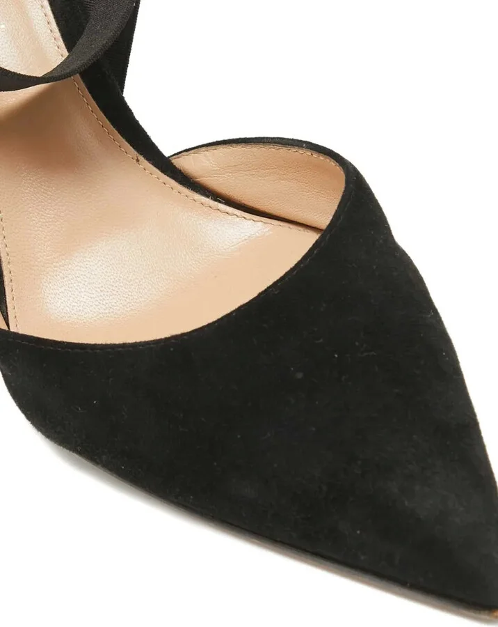 Pre-Owned Suede Pumps - Image 5