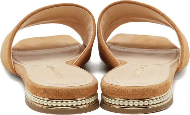 Pre-owned suede sandals - Image 3