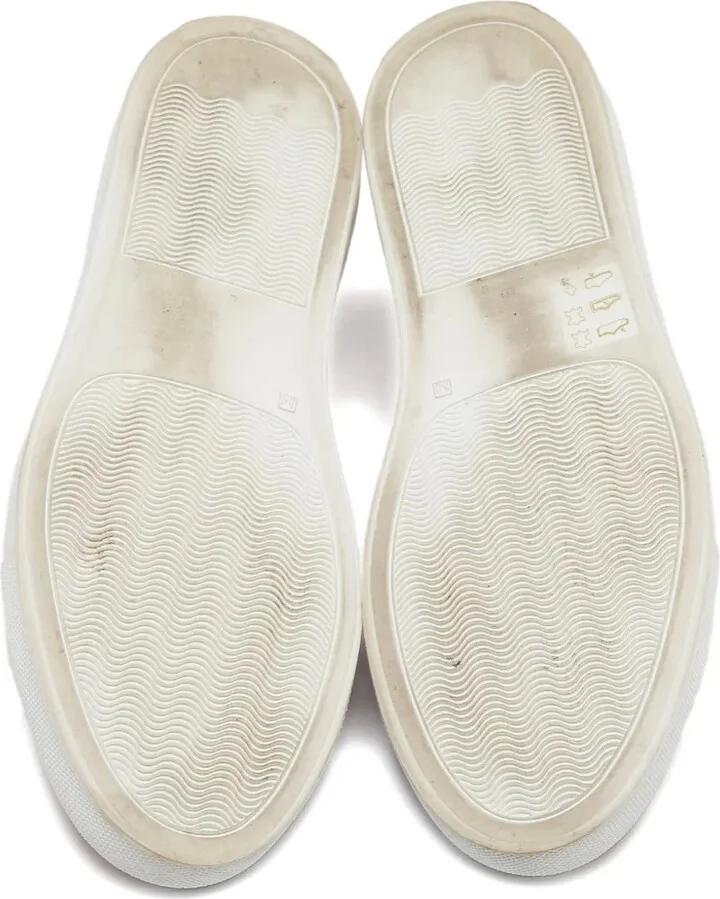 Pre-Owned Suede Sneakers - Image 4