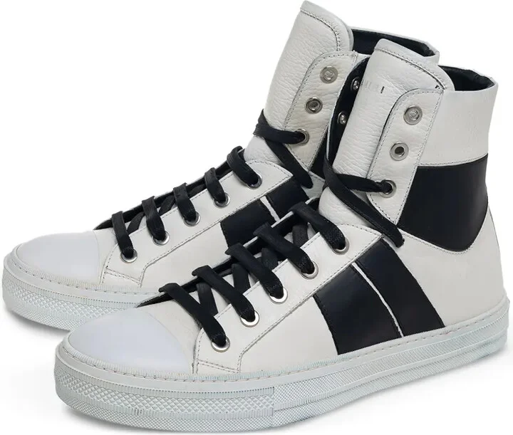 pre-owned Sunset high-top leather sneakers - Image 2