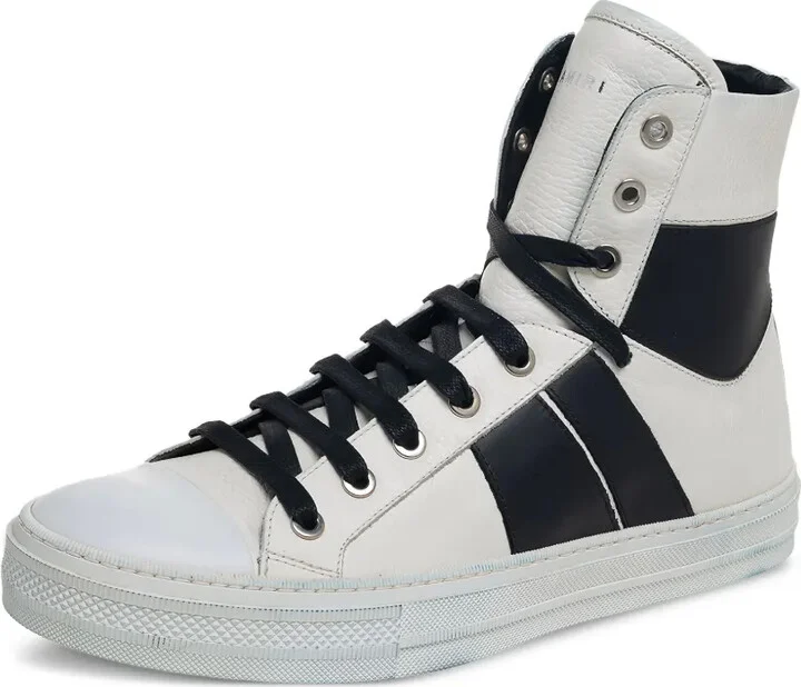 pre-owned Sunset high-top leather sneakers - Image 3