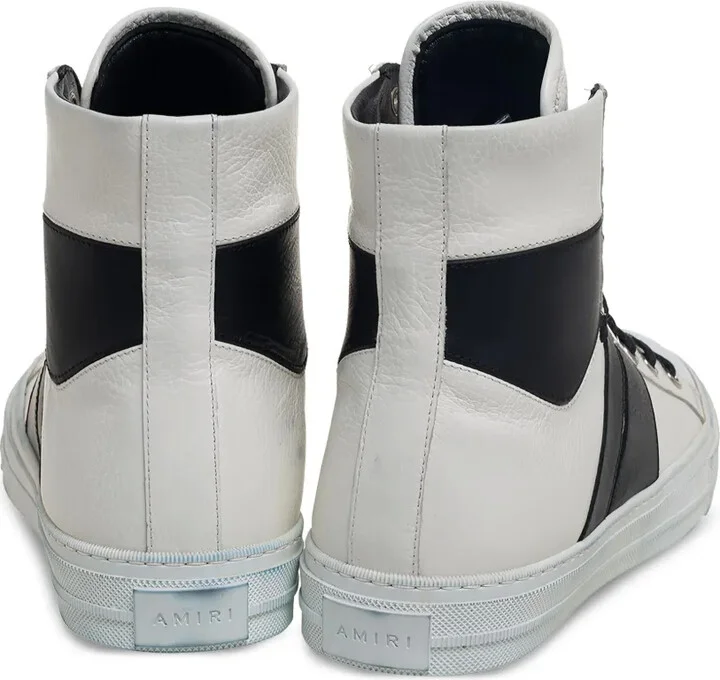 pre-owned Sunset high-top leather sneakers - Image 4