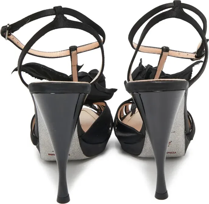 pre-owned T-bar strappy sandals - Image 4