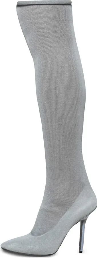 Pre-Owned Thigh-High Heeled Boots
