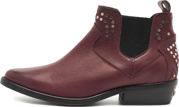 pre-owned Thylana stud-embellished cowboy boots