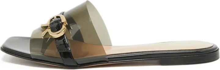 Pre-Owned Translucent Flat Sandals