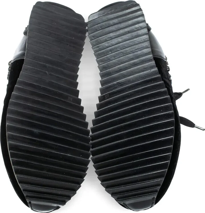 Pre-Owned Velvet Crystal Sneakers - Image 4