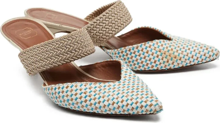 Pre-owned woven strap mules - Image 2