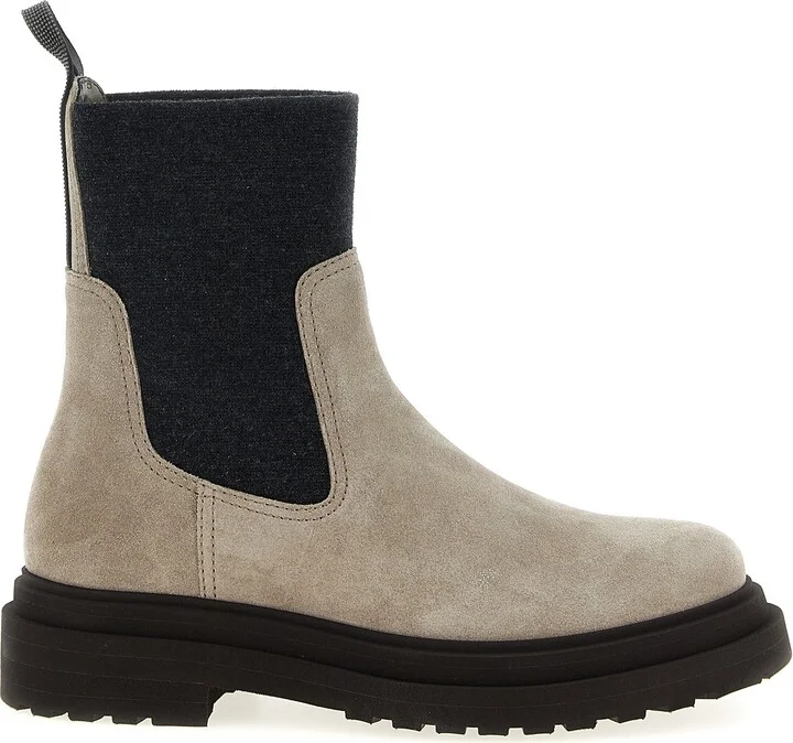 Precious Loop Detail Ankle Boots Boots And Ankle Boots Beige