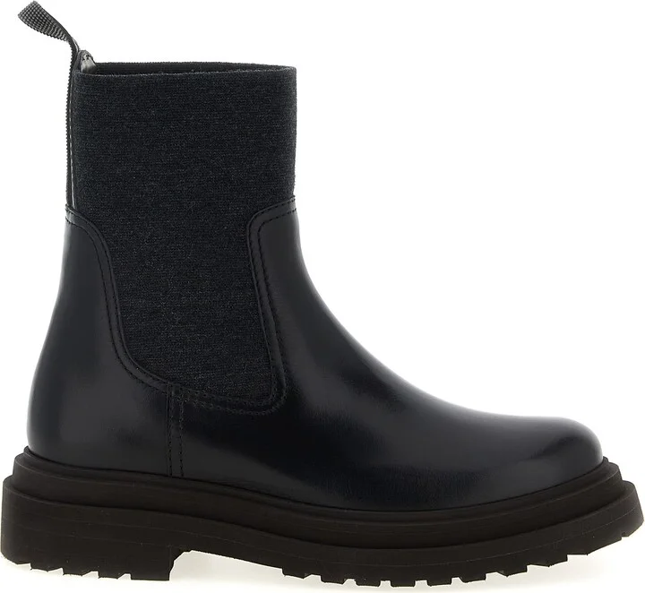 Precious Loop Detail Ankle Boots