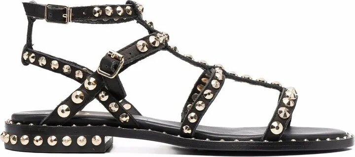 Precious stud embellished sandals