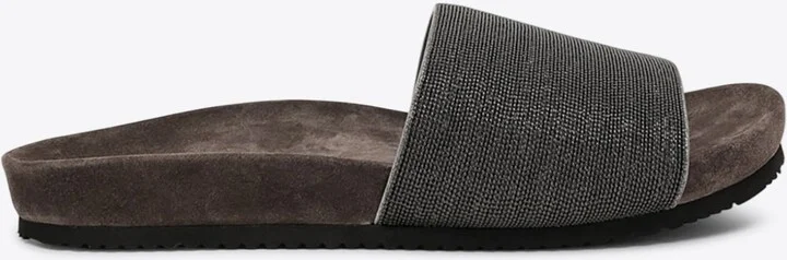 Precious Suede Slides