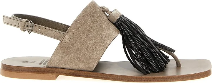 'precious Tassels' Sandals