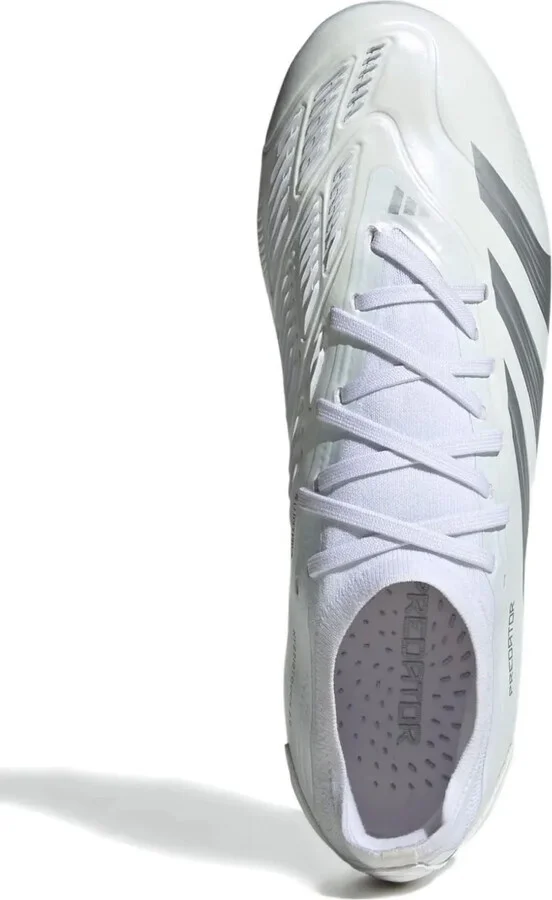Predator 24 Pro FG "Cloud White/Silver Metallic" cleats - Image 3