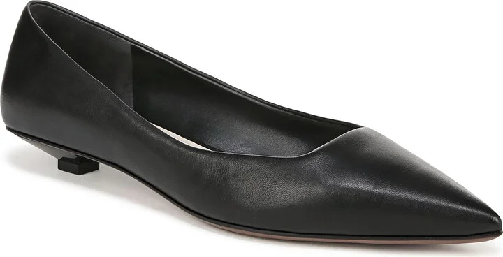 Prella Pointed Toe Kitten Heel Pump