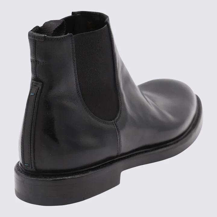 Premiata Black Leather Boots - Image 2